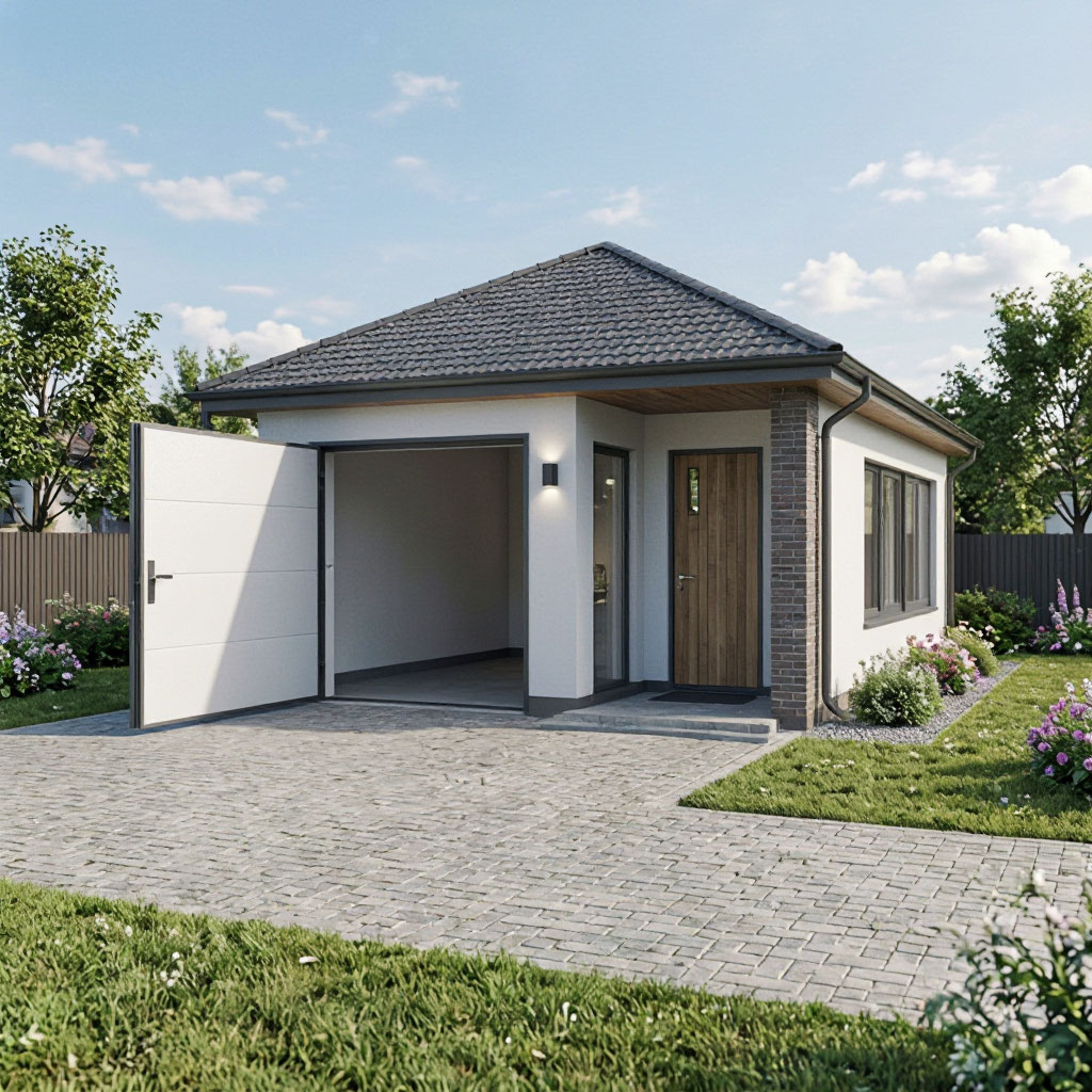 Completed garage conversion ADU