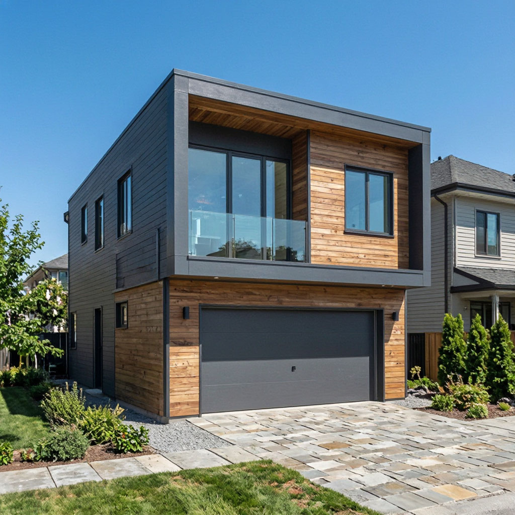 Above garage ADU exterior